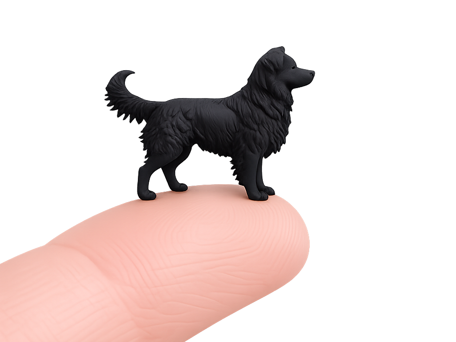 30mm Dog Miniatures - #16 Border Collie