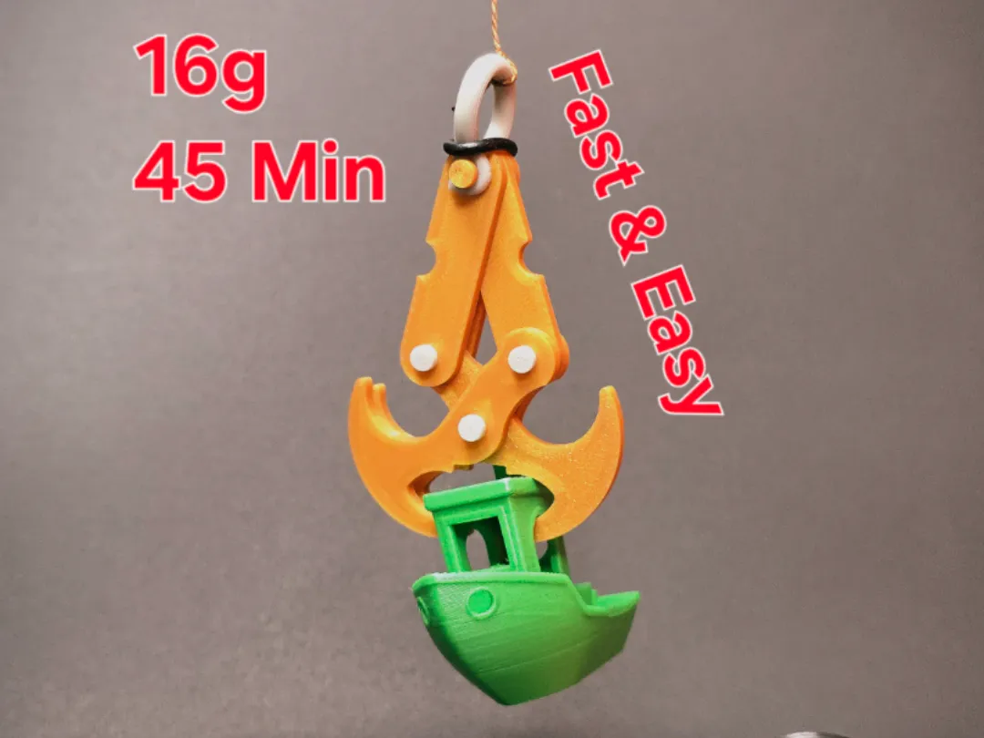 Multipurpose Grip Hook (Claw) by R3DY MakerWorld: Download Free 3D Models - 3D model önizlemesi