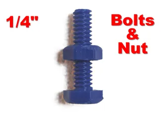 1/4-20 Bolt and Nut (standard quarter inch bolt)
