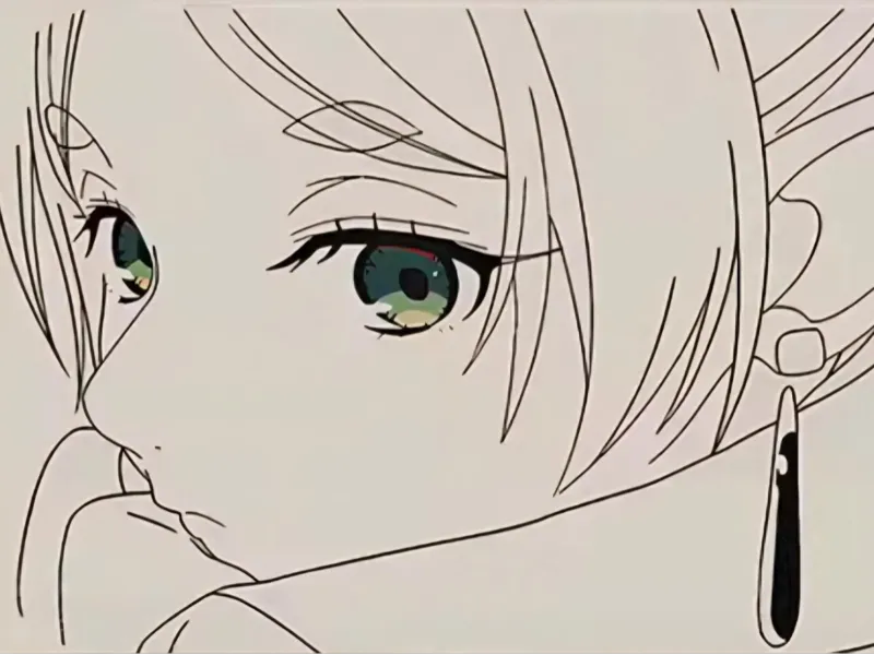 葬送的芙莉蓮 《Frieren: Beyond Journey's End》 黑白芙莉蓮畫像 磁碟貼