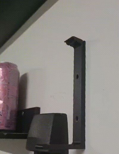 Monster can wall hanger