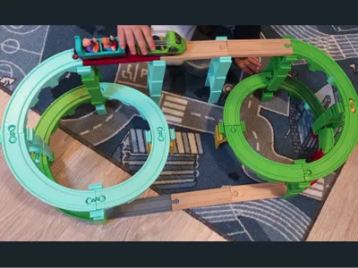 Infinity spiral ramp