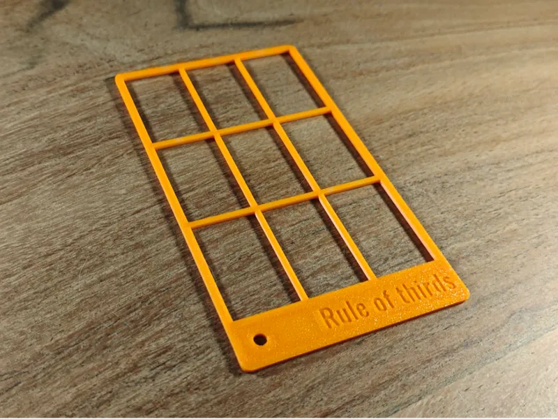 Photography composition tool - Rule of thirds