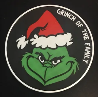 Grinch coaster