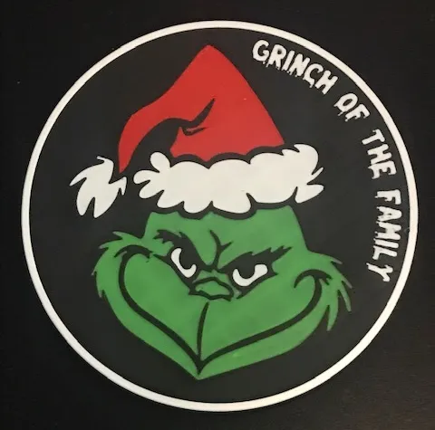 Grinch coaster
