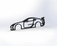 Décoration murale silhouette Lexus LFA — photo 3