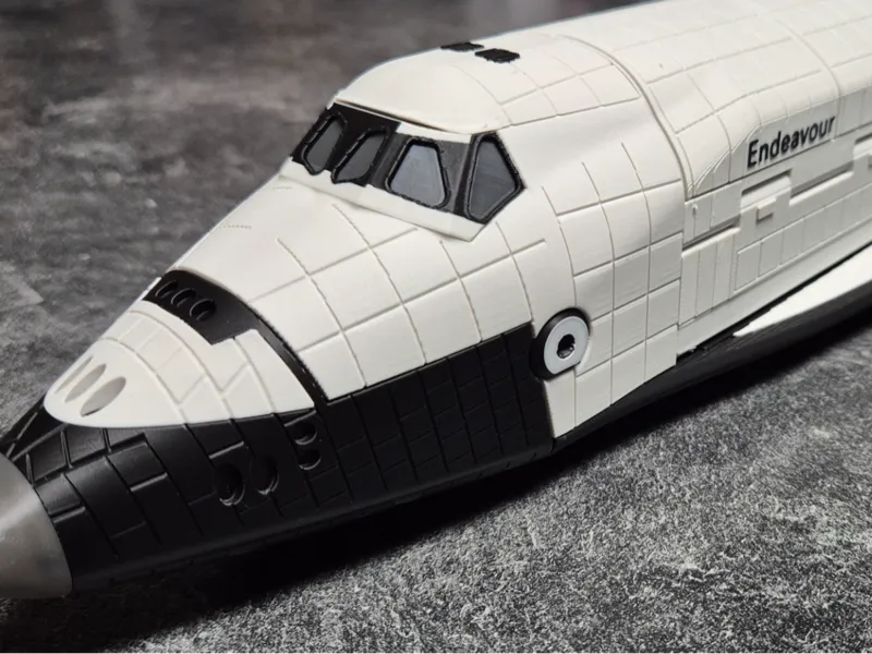 Originalgetreue Fenster des Space Shuttles