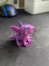 Porte-clés dragon mignon — photo 1
