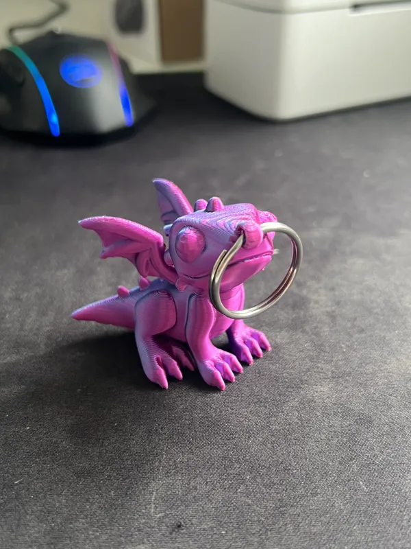 Porte-clés dragon mignon