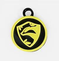 Hufflepuff keychain 5cm 0.2mm layer, 2 walls, 15% infill