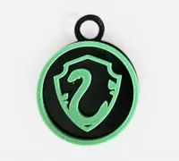 Slytherin keychain 5cm 0.2mm layer, 2 walls, 15% infill
