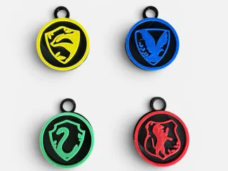 Hogworts house decoration/ keychain