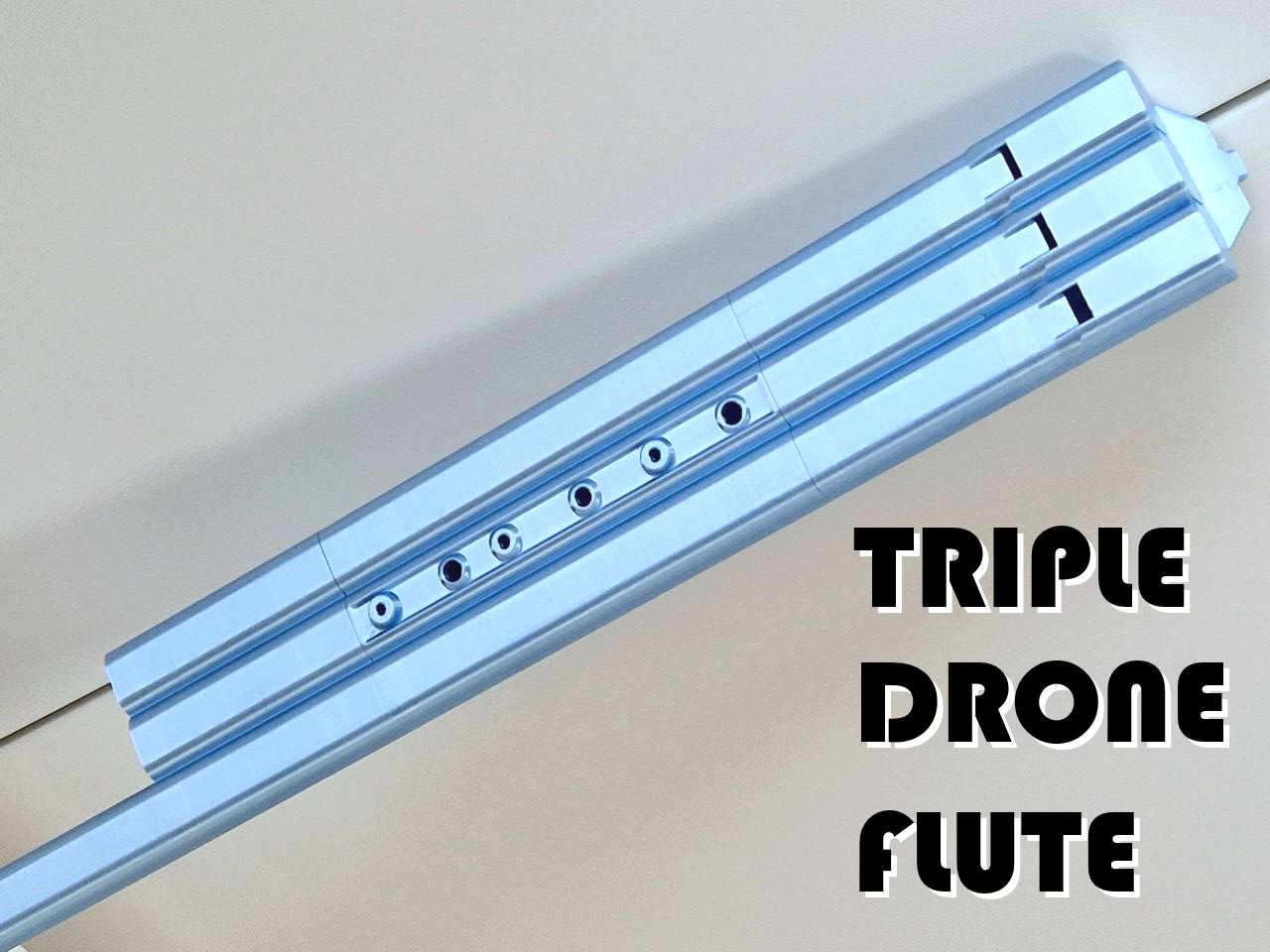 Arabian Triple Drone Flute