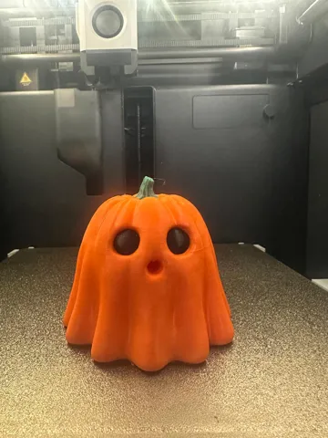 Adorno temático: Fantasma Calabaza de Halloween (Ghost Pumpkin) — vista de referencia 3