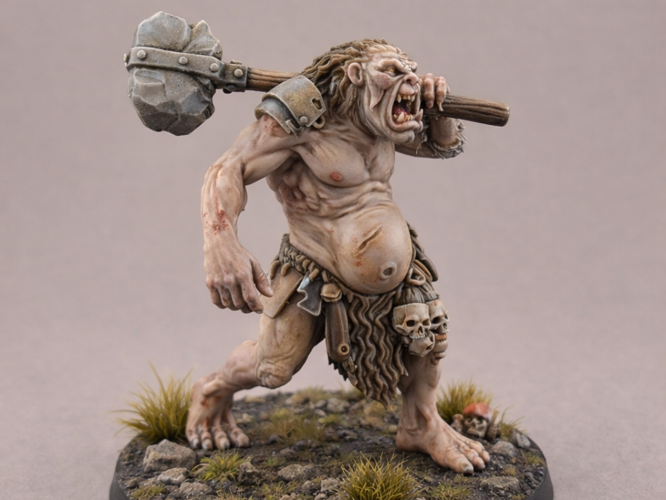Fantasy Walking Mountain Troll
