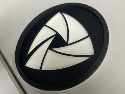 Coaster with logo