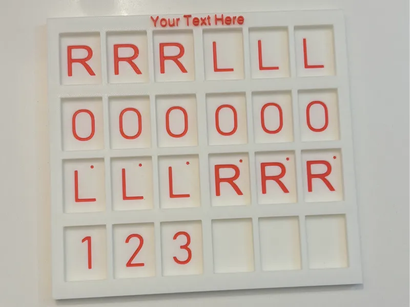 Mahjong Practice Board - Customizable
