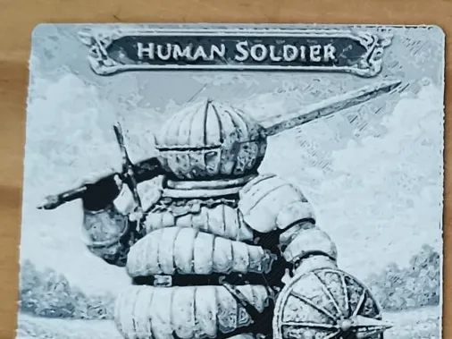 MTG Token Human Soldier