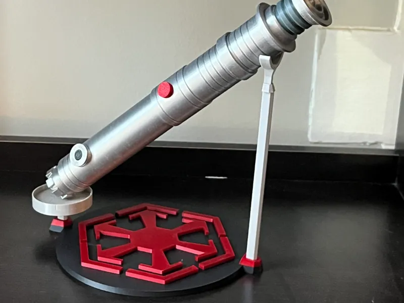 SITH EMBLEM LIGHT SABER STAND