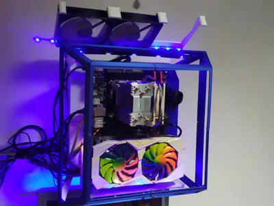 Graphics card and fan support