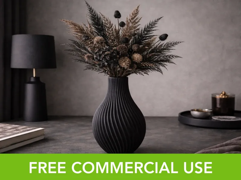 Modern Design Decorative Vase FREE COMMERCIAL USE!