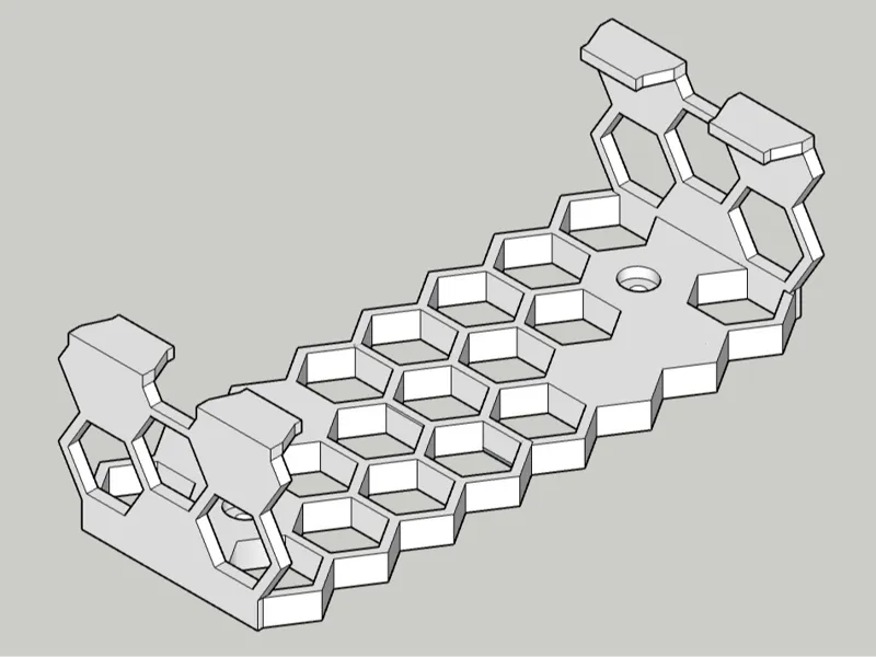 KVM Switch Mounting Bracket