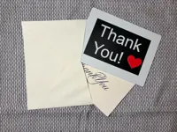 Encart pour carte de remerciement (sans AMS) — photo 5