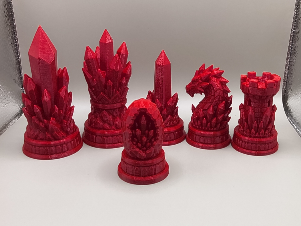 Crystal Caverns Chess Set