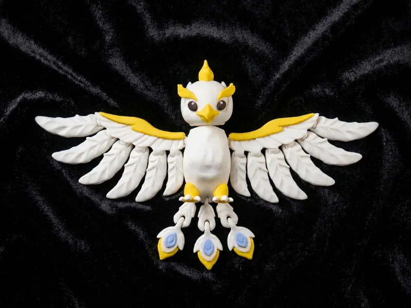 Articulated Legendary Bird - Fantasy Design