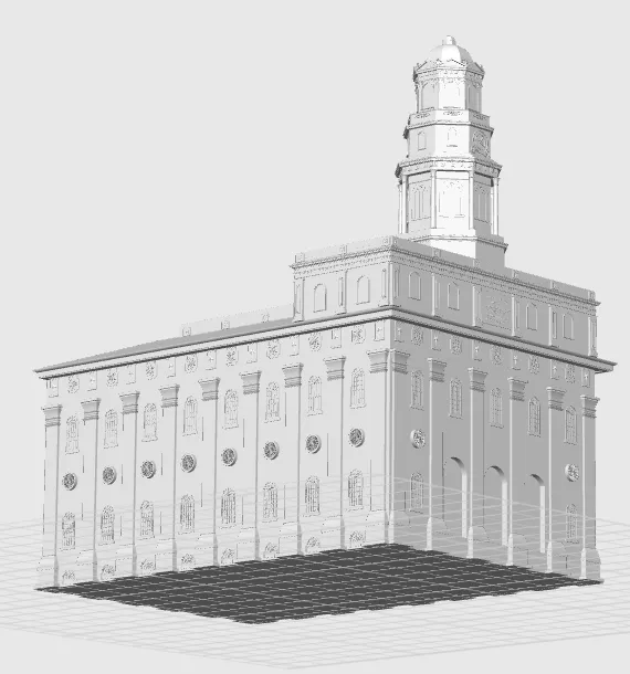 Nauvoo Temple - Free 3D Print Model - MakerWorld