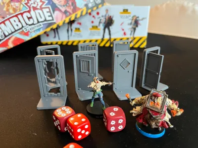 7 Doors for Zombicide - print-in-place
