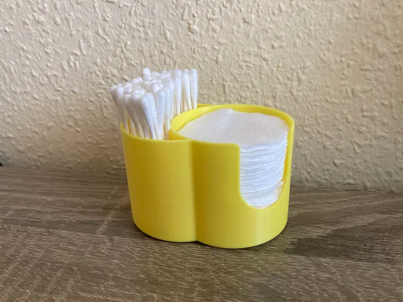 Cotton pads & swab holder