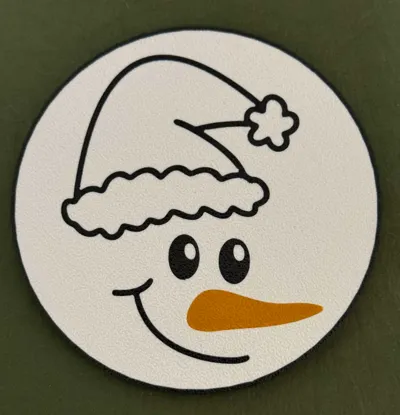 Snowman Christmas Coaster