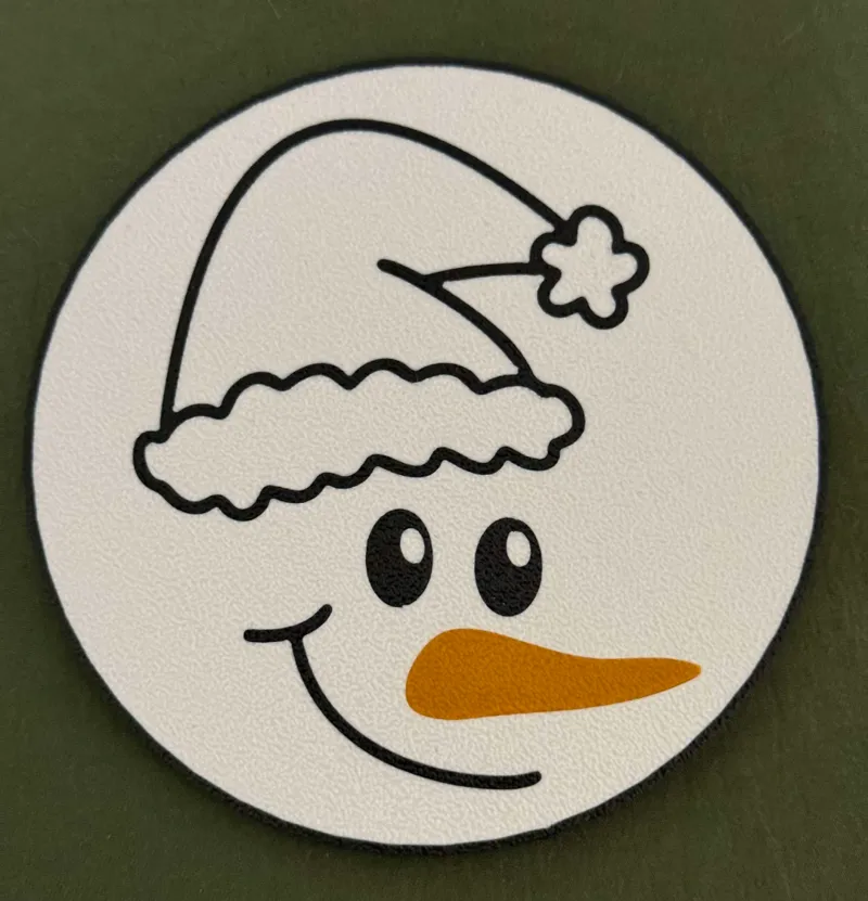 Snowman Christmas Coaster