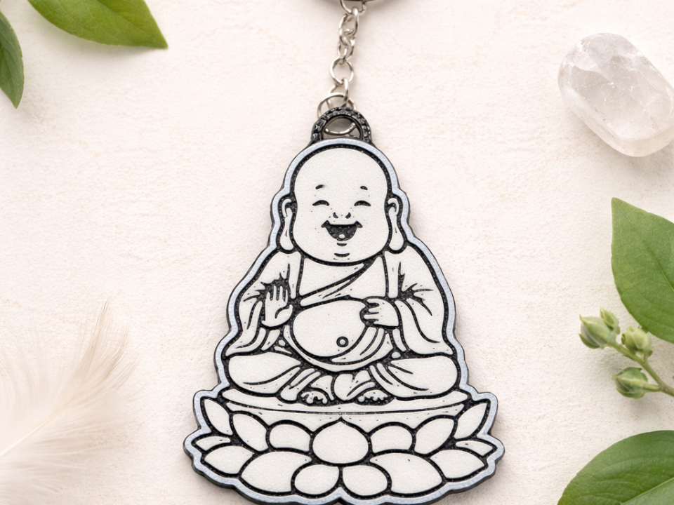 Buddha keychain