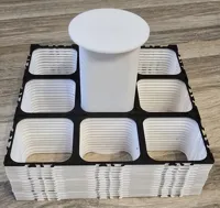 Für 30 Gitter - 0.2mm layer, 3 walls, 5% gyroid infill