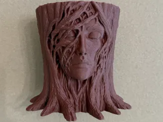 Whispering Wood Face Planter