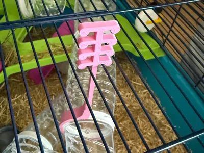 Hamster tube (60mm) cage hanger
