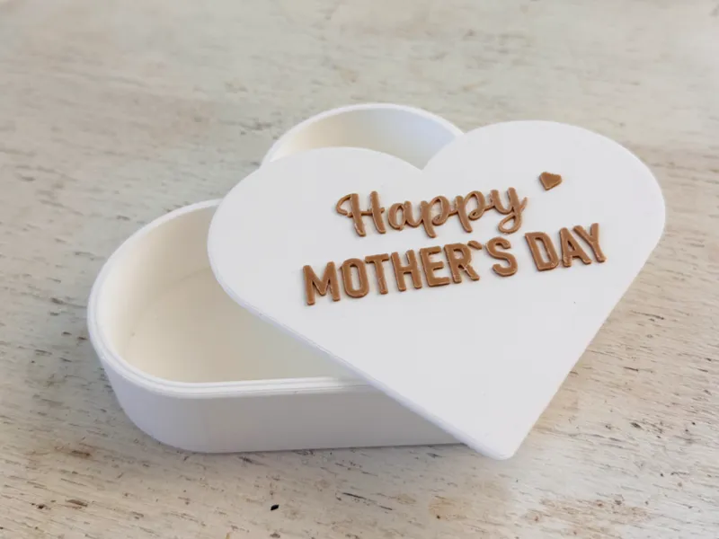 Mother's day Heart Box 