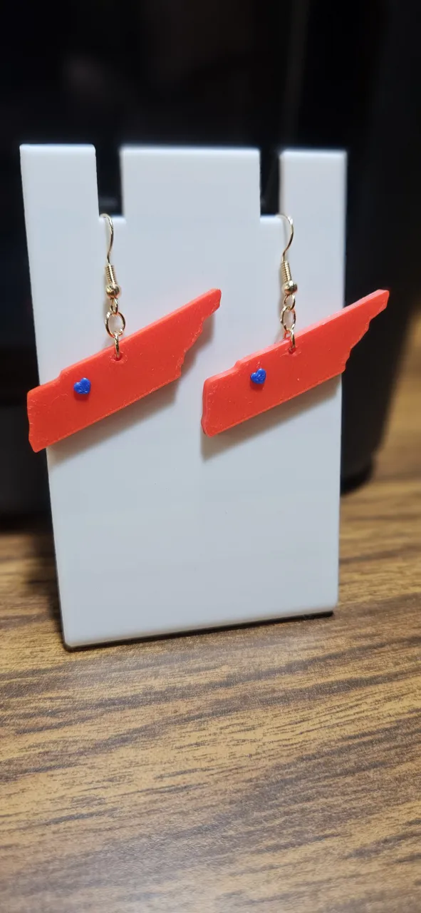 Heart of Tennessee Earrings view 2