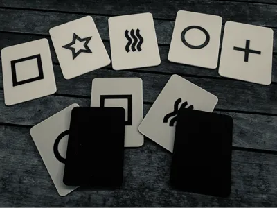 Zener Cards for ESP/Mind Sight training