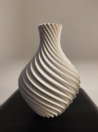 Vase Vento — silhouette en spirale — photo 2