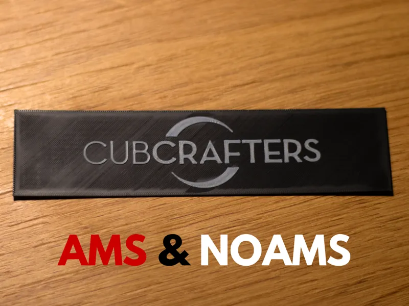 Cub Crafters Logo Decorative Plaque - NoAMS & AMS