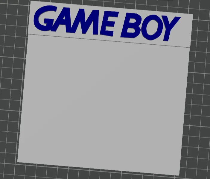 gameboy template