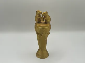 Funny Capybara World Cup Trophy