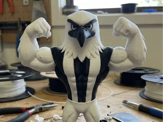 Kaslı Kara Kartal Figürü - Beşiktaş Ruhu!