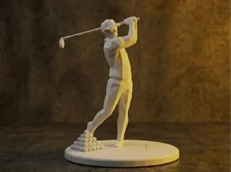 Golfer Low Poly