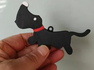 Takkie keyhanger dog