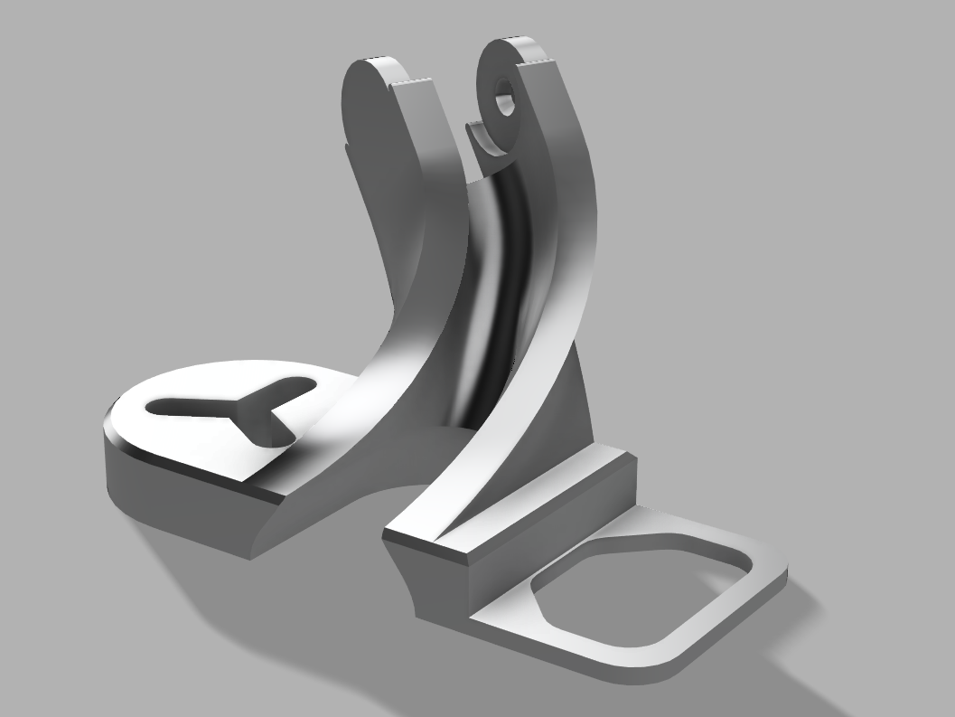 Miniatura 5 do modelo 3D 拓竹A1-Y轴拖链-热床拖链-后侧拖链-倾斜扭转版