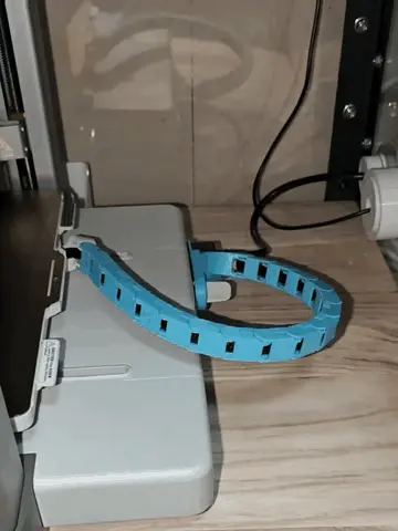 Miniatura 1 do modelo 3D 拓竹A1-Y轴拖链-热床拖链-后侧拖链-倾斜扭转版
